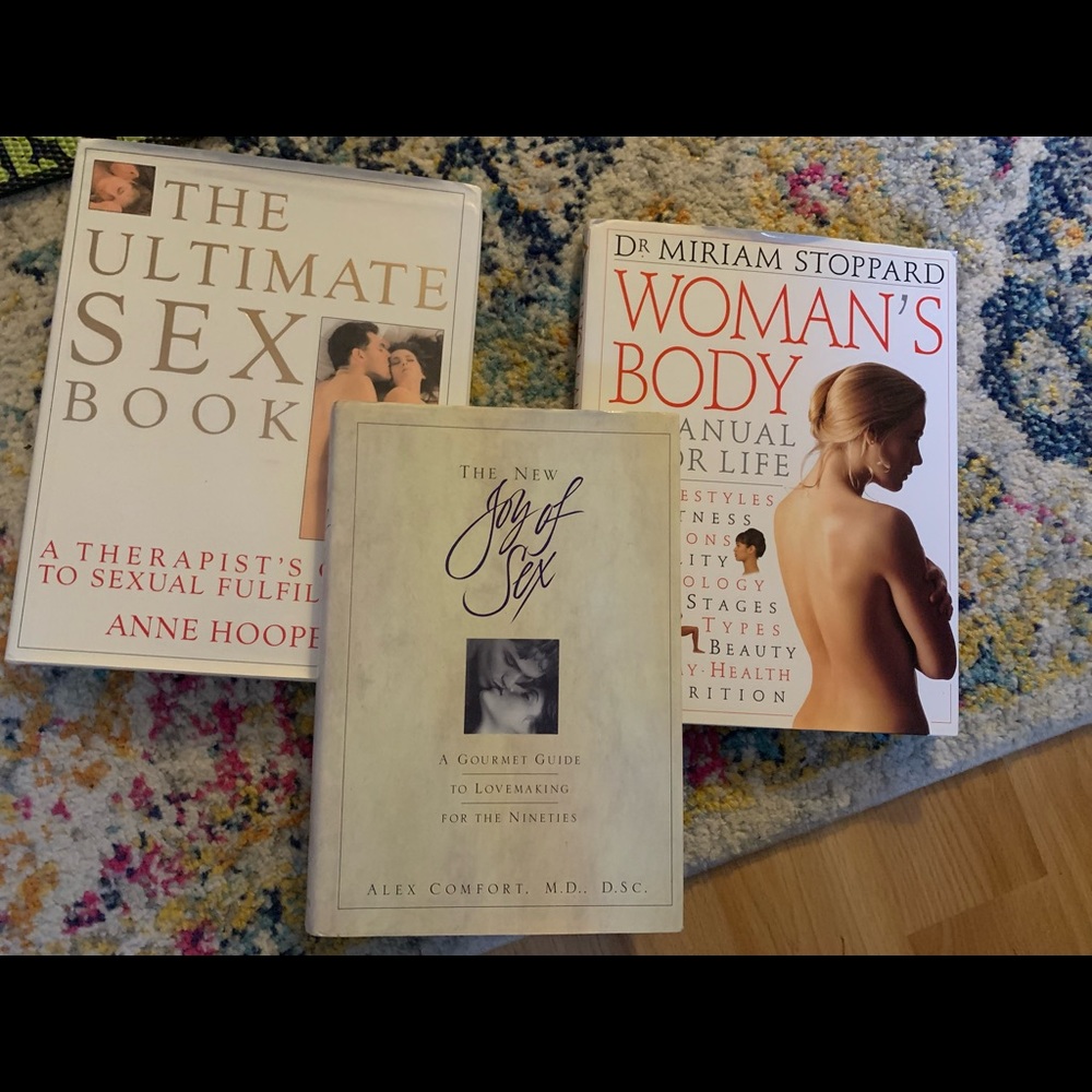 LOT- 3 Hardcover Sex/Women’s Health Books